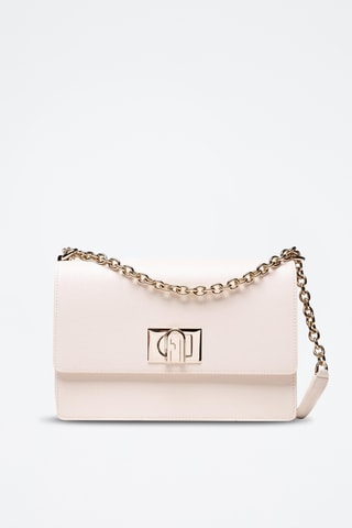 Sac bandoulière en cuir - Rose