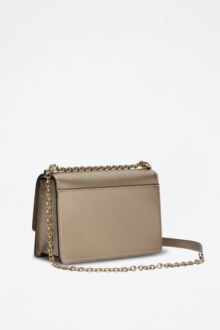 Sac bandoulière en cuir - Doré