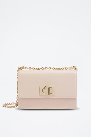 Sac bandoulière en cuir - Rose