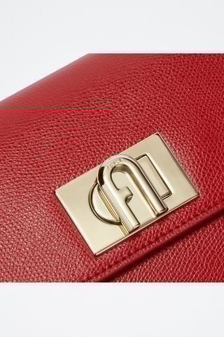 Sac bandoulière en cuir - Rouge