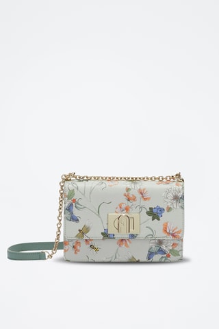 Sac bandoulière en cuir - Bleu