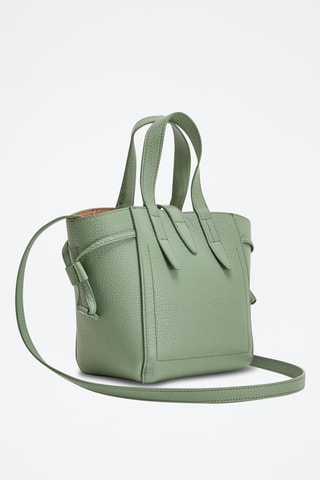 Sac à main en cuir de veau - Vert olive