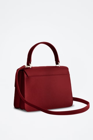 Sac à main en cuir de veau - Rouge