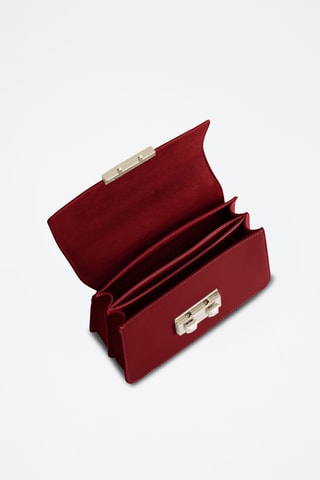 Sac à main en cuir de veau - Rouge