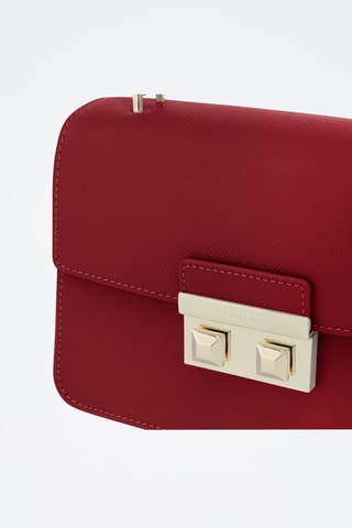 Sac à main en cuir de veau - Rouge