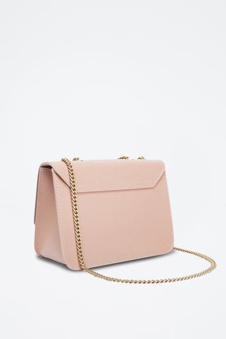Sac bandoulière en cuir de veau - Rose