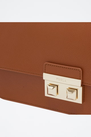 Sac bandoulière en cuir de veau - Camel