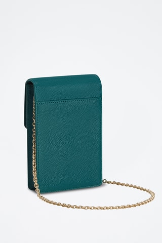 Sac bandoulière en cuir Hello Kitty Sanrio - Bleu canard