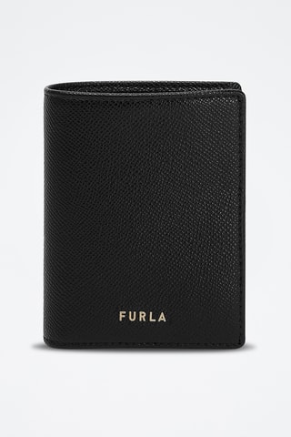 Portefeuille en cuir de veau - Noir