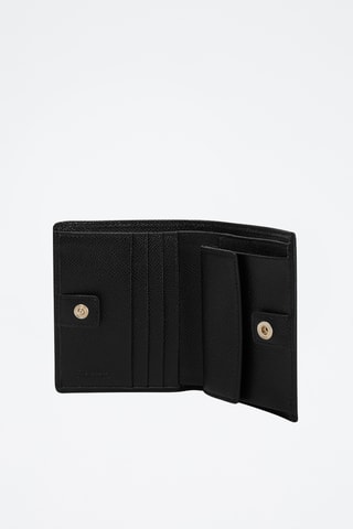 Portefeuille en cuir de veau - Noir