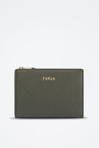 Portefeuille en cuir de veau - Kaki