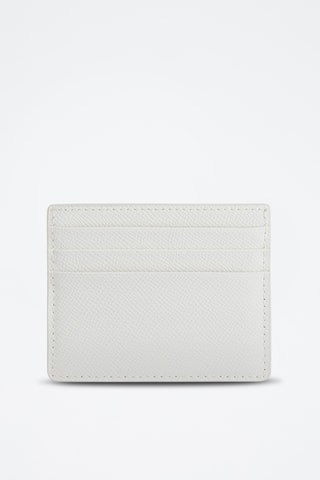 Porte-cartes en cuir de veau - Blanc