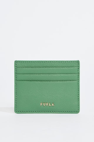 Porte-cartes en cuir de veau - Vert clair