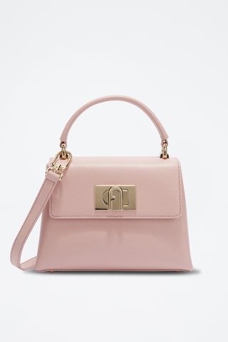 Sac à main en cuir de veau - Rose