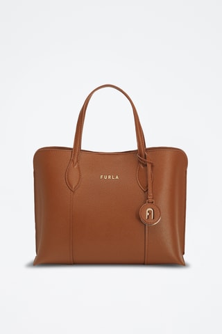 Sac à main en cuir de veau - Camel