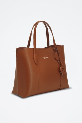 Sac à main en cuir de veau - Camel