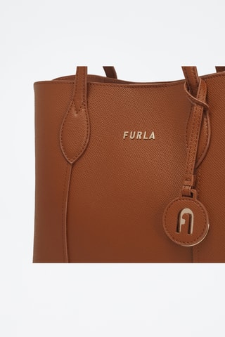 Sac à main en cuir de veau - Camel