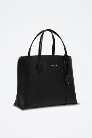 Sac à main en cuir de veau - Noir