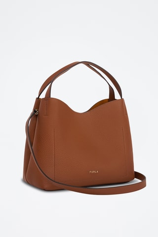 Sac à main en cuir de veau - Camel