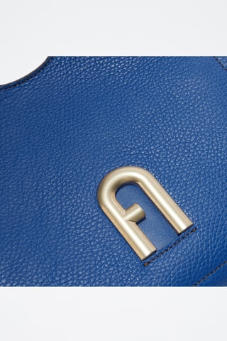 Sac à main en cuir de veau - Bleu cobalt