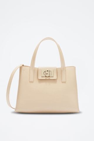 Sac à main en cuir - Ecru