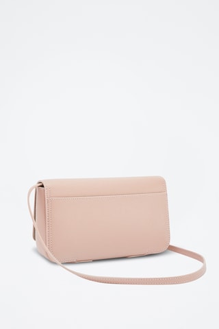 Sac bandoulière en cuir de veau - Rose