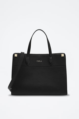 Sac à main en cuir de veau - Noir