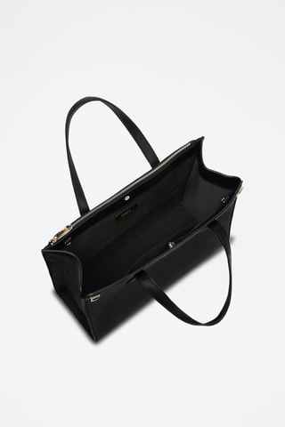 Sac à main en cuir de veau - Noir