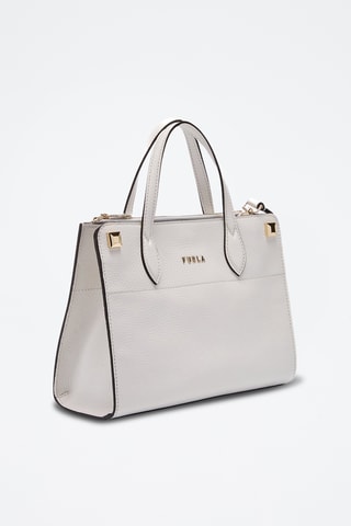 Sac à main en cuir de veau - Gris