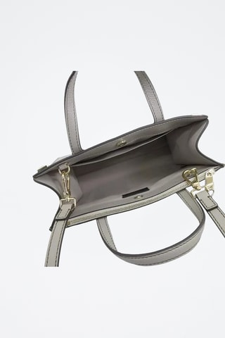 Sac à main en cuir de veau - Gris foncé