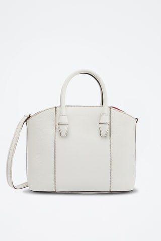 Sac à main en cuir de veau - Gris clair