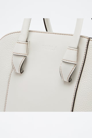 Sac à main en cuir de veau - Gris clair