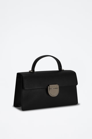 Sac à main en cuir de veau - Noir