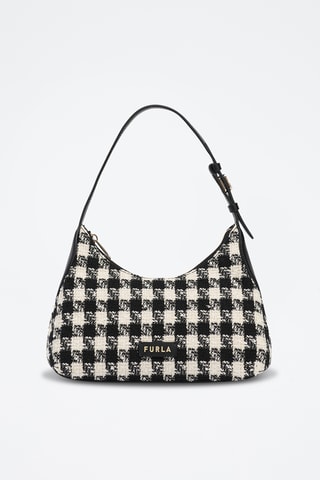 Sac porté épaule en cuir de veau - Noir