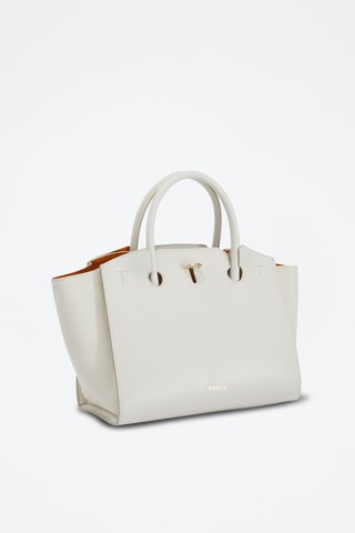 Sac à main en cuir de veau - Blanc