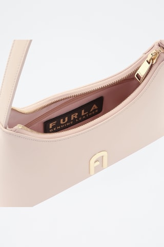 Sac porté épaule en cuir de veau - Blanc