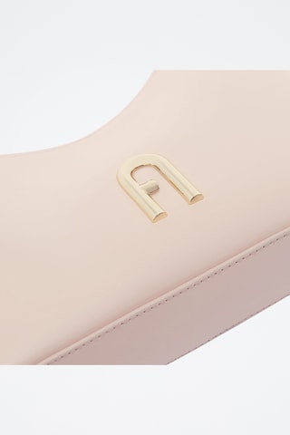 Sac porté épaule en cuir de veau - Blanc