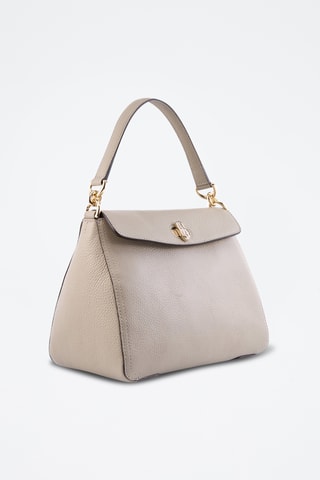 Sac à main en cuir de veau - Ecru