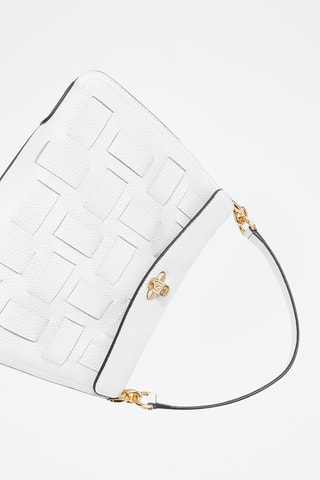 Sac à main en cuir de veau - Blanc