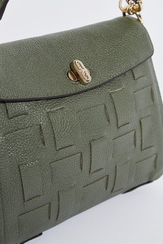 Sac à main en cuir de veau - Kaki