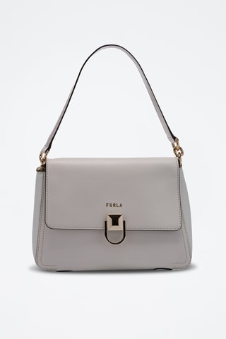 Sac porté épaule en cuir de veau - Beige