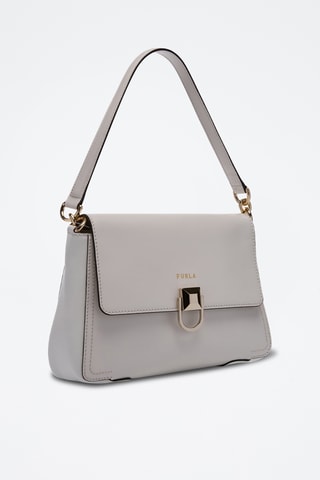 Sac porté épaule en cuir de veau - Beige