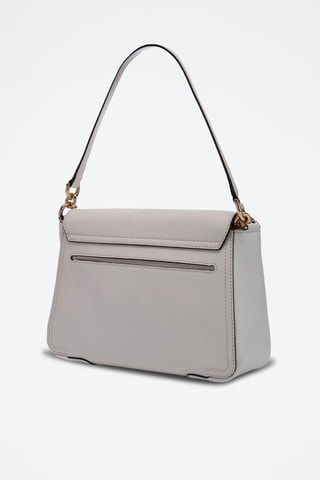 Sac porté épaule en cuir de veau - Beige