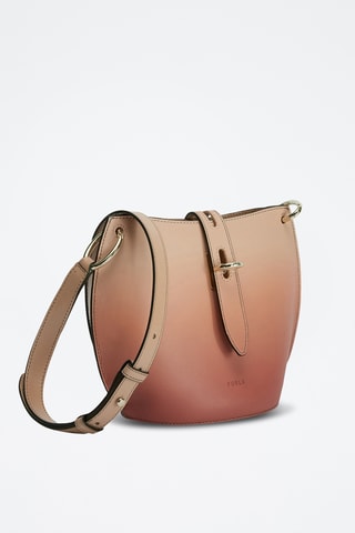 Sac bandoulière en cuir de veau - Beige