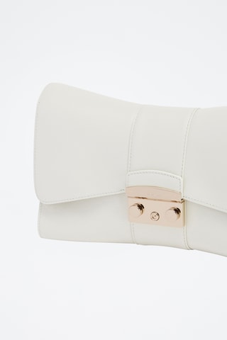 Sac bandoulière en cuir de veau - Blanc