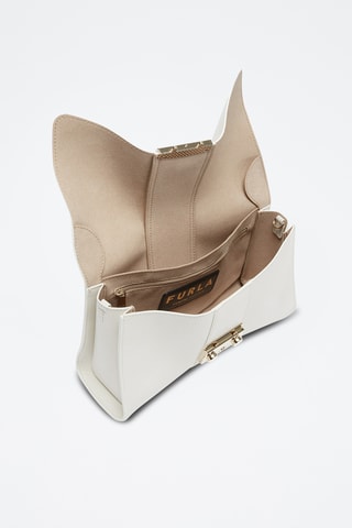 Sac bandoulière en cuir de veau - Blanc