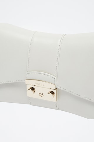 Sac bandoulière en cuir de veau - Blanc