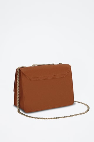 Sac bandoulière en cuir de veau - Camel