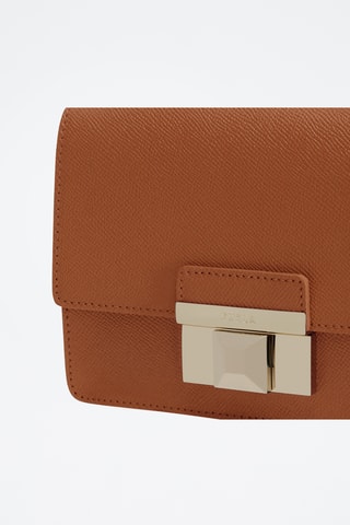 Sac bandoulière en cuir de veau - Camel