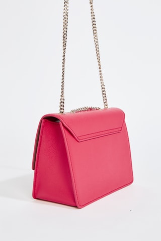 Sac bandoulière en cuir de veau - Rouge brique